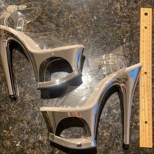 Pleaser Moon sz 7 Sexy Sparkling Stiletto Heels